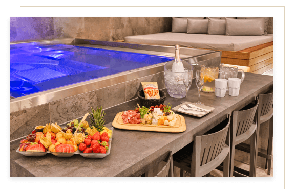 Občerstvení ve wellness Hotelu Fénix