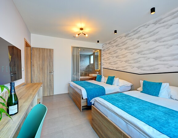 Čtyřlůžkové apartmá Horizont s vířivkou