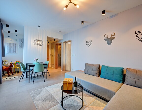 Čtyřlůžkové apartmá Horizont s vířivkou