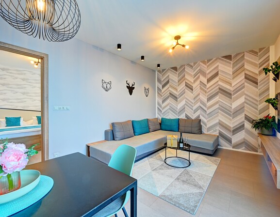 Čtyřlůžkové apartmá Horizont s vířivkou