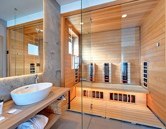 Wellness apartmá Harmony s obří vířivkou, saunou a kuchyňkou