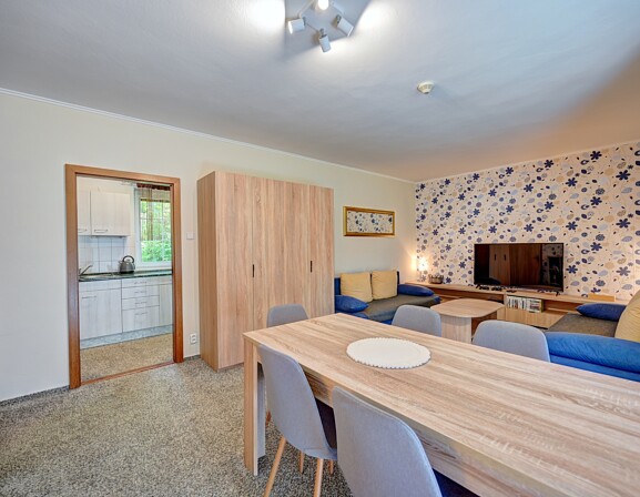 Šestilůžkový apartmán Garden s terasou a zahradou